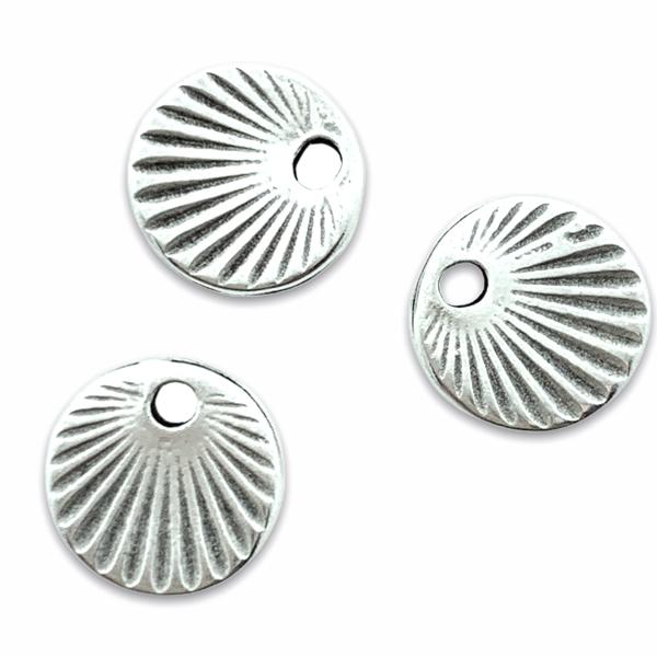 Bedel muntje Zilver DQ 9mm-Kraaltjes van Renate