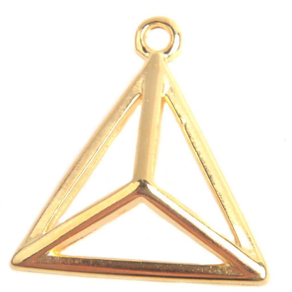 Bedel piramide Goud DQ 17mm-Kraaltjes van Renate