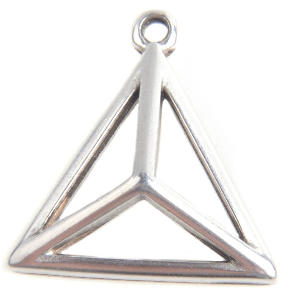Bedel piramide Zilver DQ 17mm-Kraaltjes van Renate