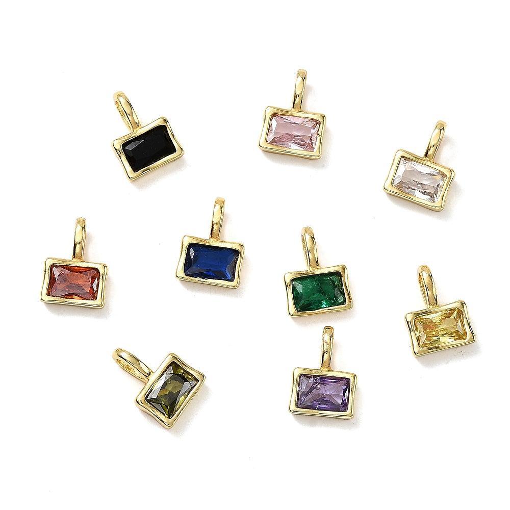 Bedel rhinestone multicolor 10,5mm - per stuk-Kralen-Kraaltjes van Renate