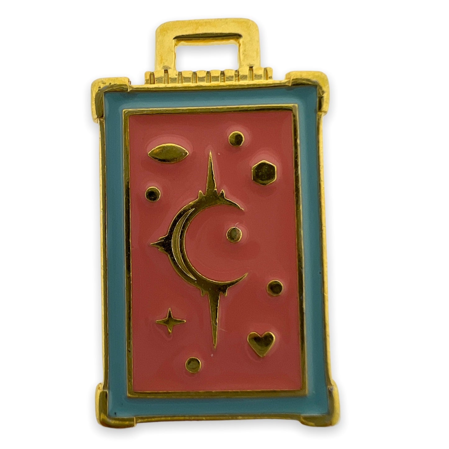 Bedel rechthoek spiritueel Goud 24K DQ 18x30mm-bedels-Kraaltjes van Renate