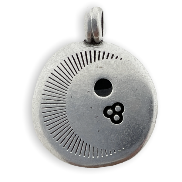 Bedel rond maan Zilver DQ Ø1,5mm 17x22mm-bedels-Kraaltjes van Renate