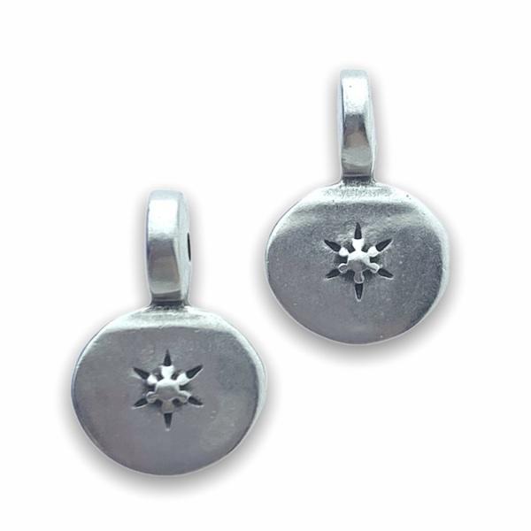 Bedel rond motief Ø1,5mm Zilver DQ 11x16mm-Kraaltjes van Renate