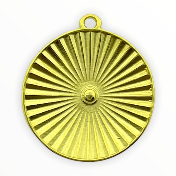 Bedel rond sunrise Goud 24kr DQ 21x23mm-Kraaltjes van Renate