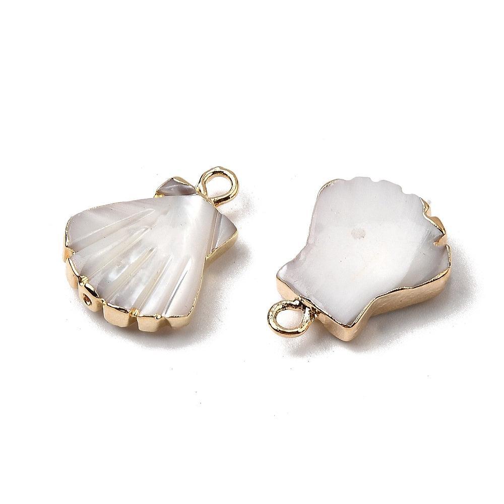 Bedel schelp 22x13,5mm-bedels-Kraaltjes van Renate