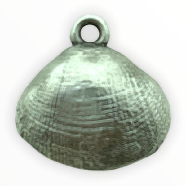 Bedel schelp Zilver DQ 15x14mm-Kraaltjes van Renate