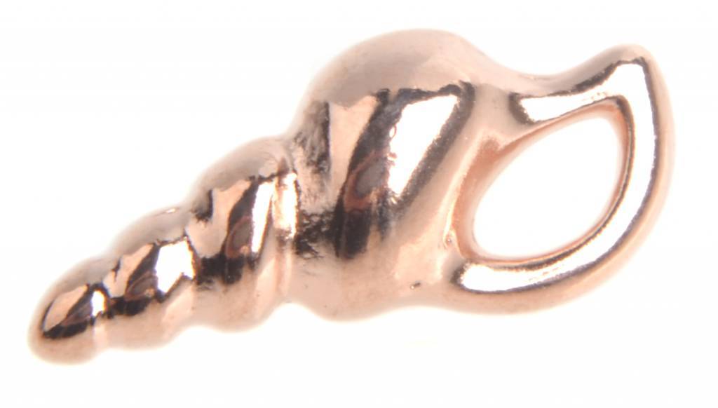 Bedel schelp mini Rosegoud DQ 12mm-Kraaltjes van Renate