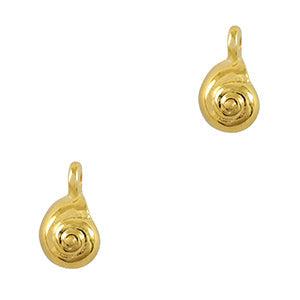 Bedel schelpje DQ 12x7mm-bedels-Kraaltjes van Renate