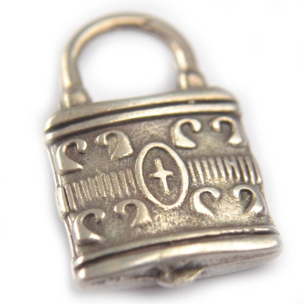 Bedel slot metaal zilver DQ 21mm-Kraaltjes van Renate