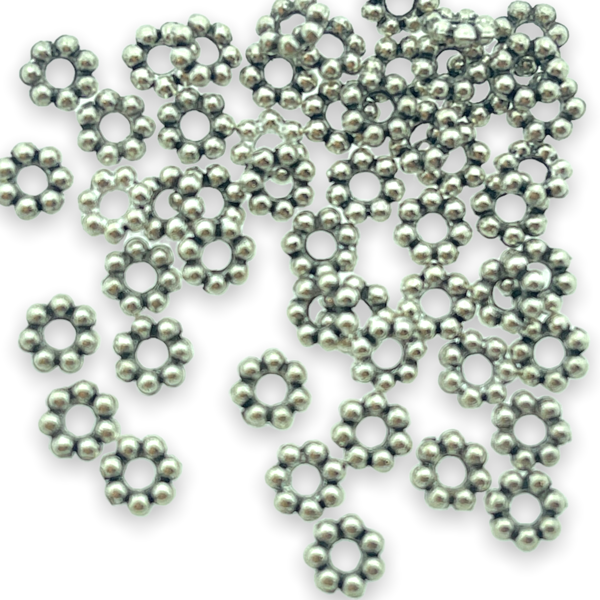 Bedel spacer beads 5mm - 50 stuks-bedels-Kraaltjes van Renate