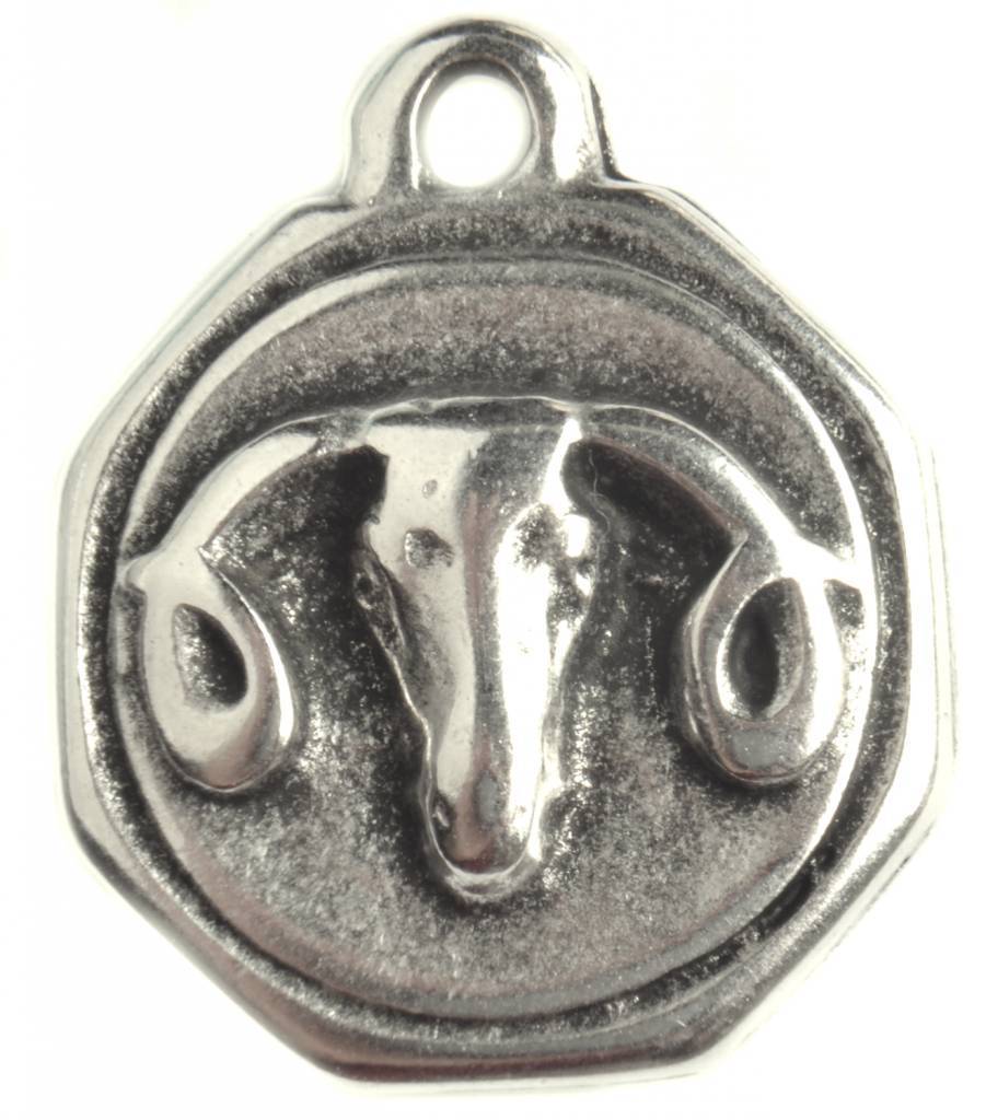 Bedel sterrenbeeld Ram Zilver DQ 23mm-Kraaltjes van Renate