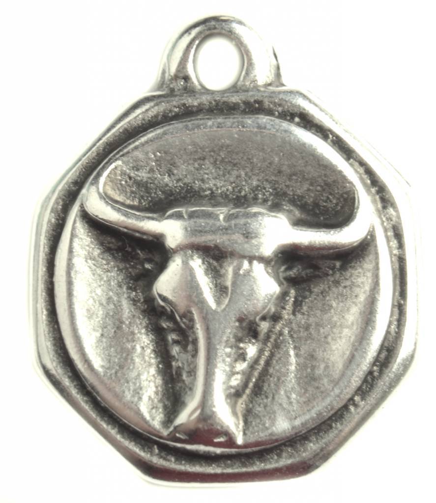 Bedel sterrenbeeld Stier Zilver DQ 23mm-Kraaltjes van Renate