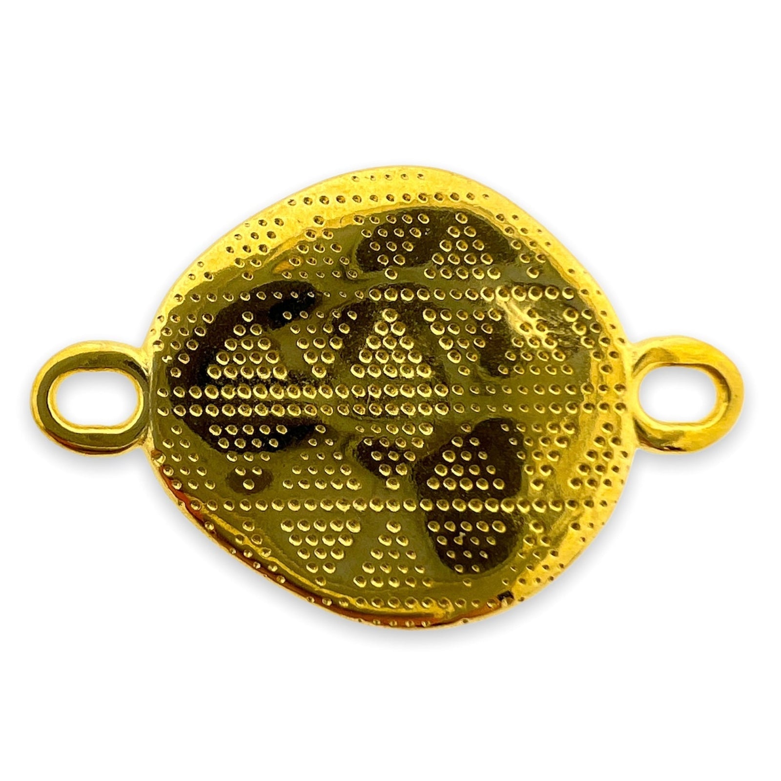 Bedel tussenzetsel motief Goud 24K DQ 15x23mm-bedels-Kraaltjes van Renate