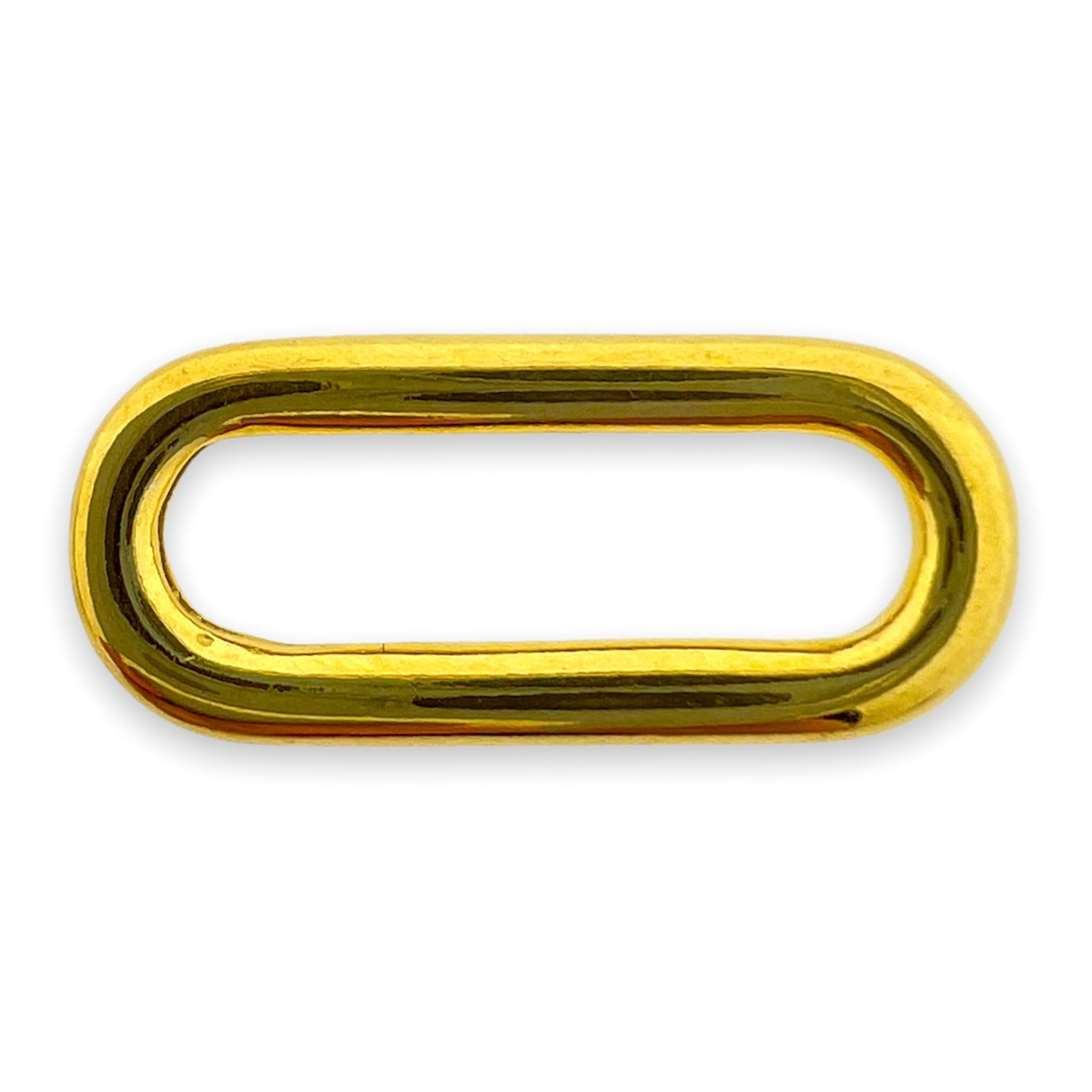 Bedel tussenzetsel ring Goud 24K DQ 30x14mm-bedels-Kraaltjes van Renate
