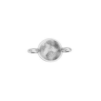 Bedel tussenzetsel zilver RVS 15,7mm - per stuk-bedels-Kraaltjes van Renate