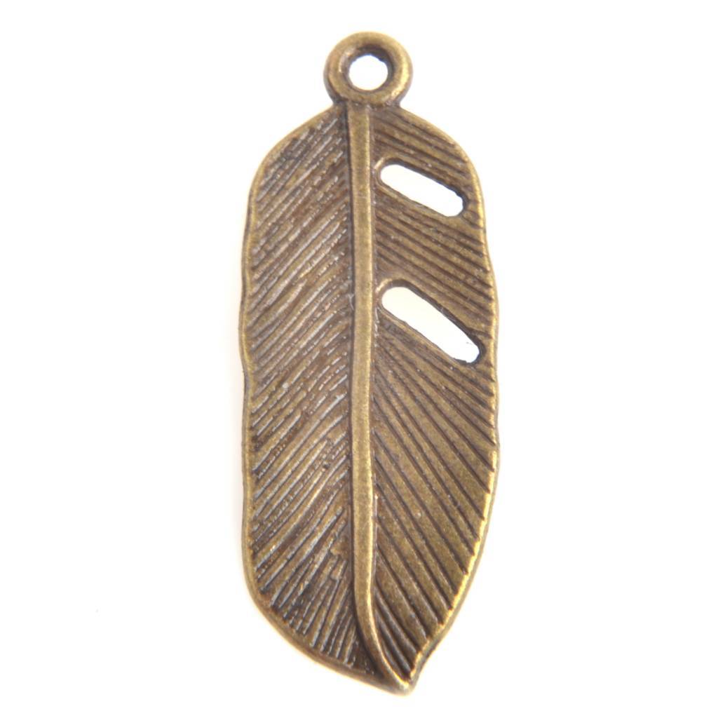 Bedel veer Brons 24x9mm-Kraaltjes van Renate