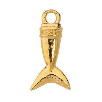 Bedel vin DQ 24K goud 28mm - per stuk-Bedels-Kraaltjes van Renate