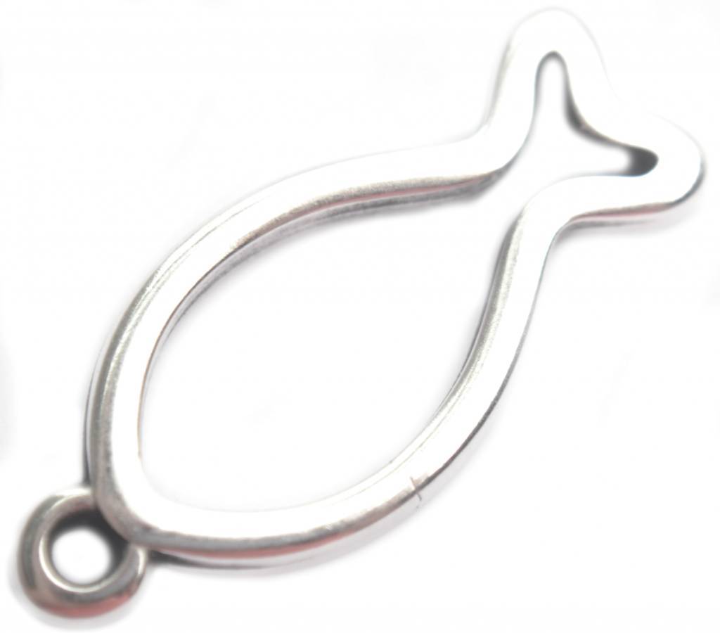 Bedel vis Zilver DQ 29mm-Kraaltjes van Renate