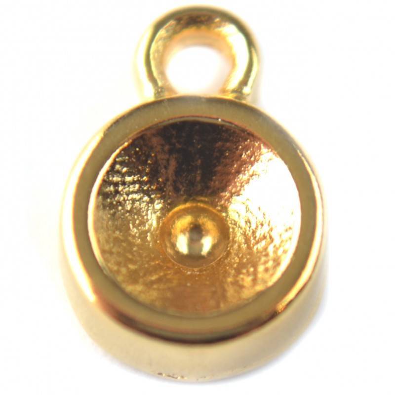 Bedel voor SS29 metaal goud DQ 11x8mm-Kraaltjes van Renate