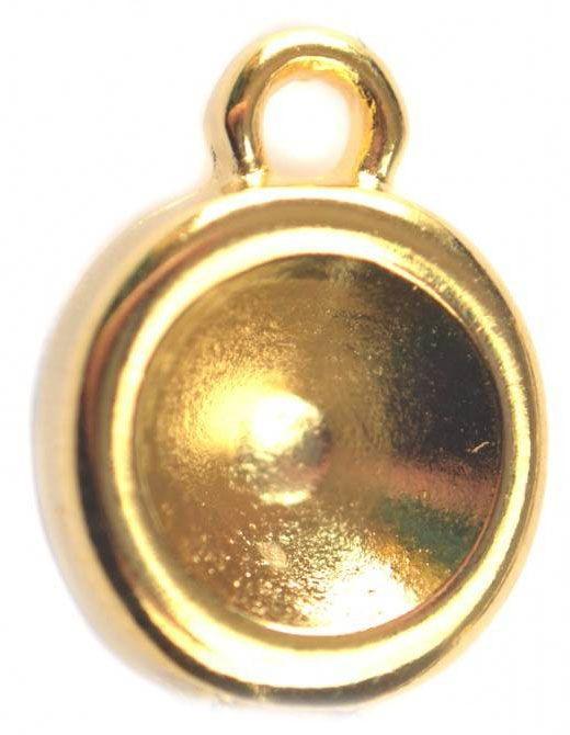 Bedel voor SS39 metaal goud DQ 16x12mm-Kraaltjes van Renate