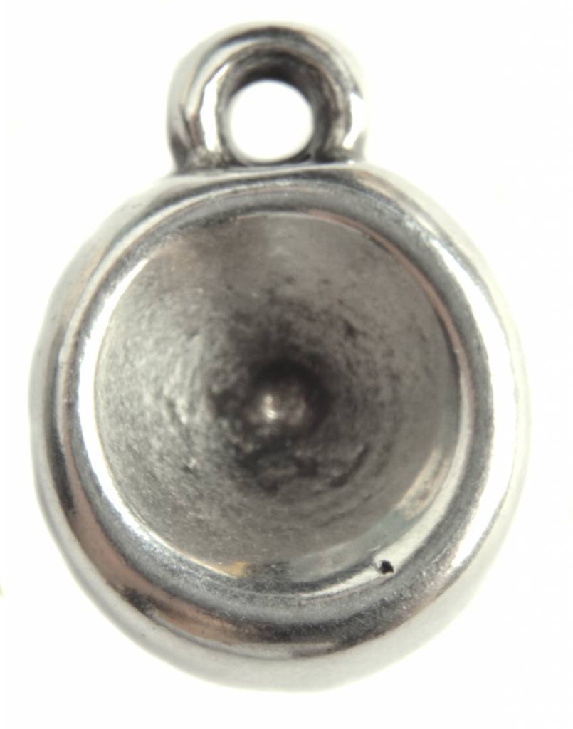 Bedel voor SS39 metaal zilver DQ 16mm-Kraaltjes van Renate