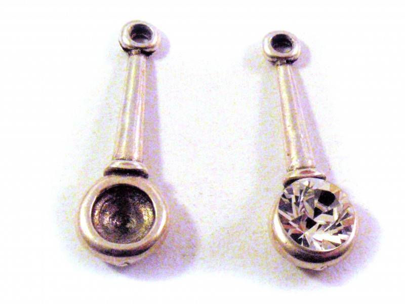 Bedel voor SS39 metaal zilver DQ 30mm-Kraaltjes van Renate