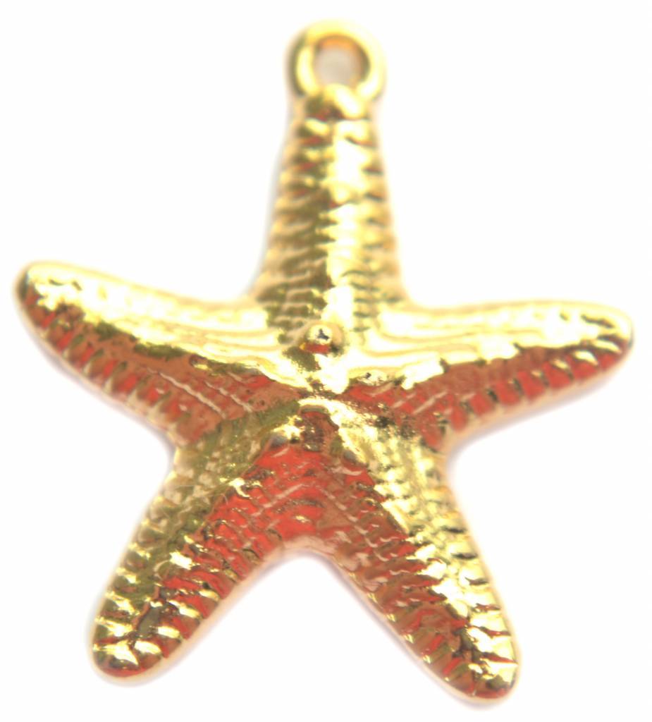 Bedel zeester Goud DQ 20mm-Kraaltjes van Renate