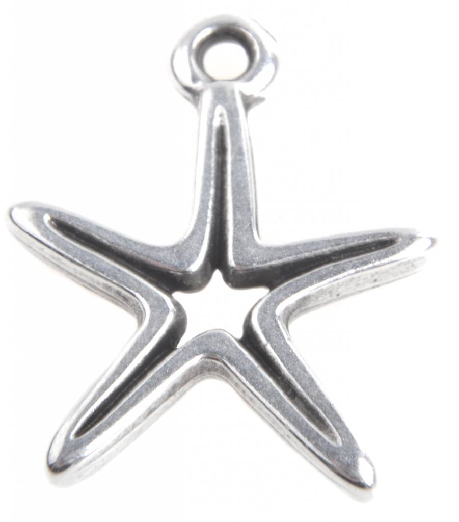 Bedel zeester Zilver DQ 16x14mm-Kraaltjes van Renate
