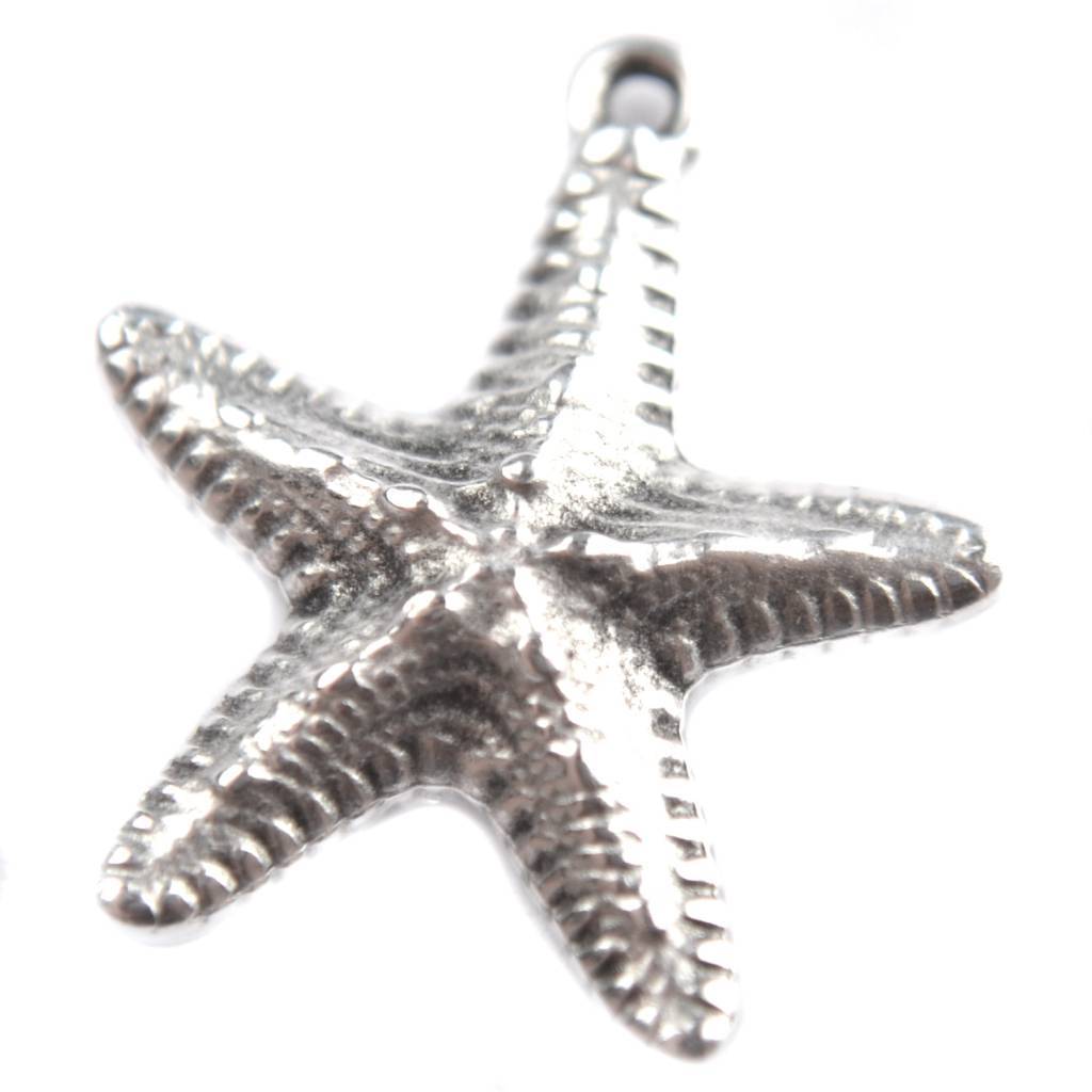 Bedel zeester Zilver DQ 20mm-Kraaltjes van Renate