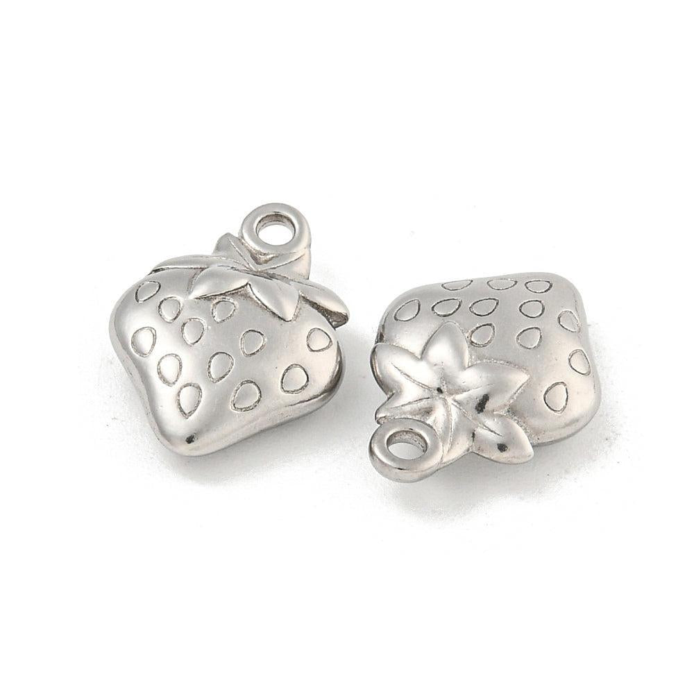 Bedel zilver Stainless steel 15x11mm-bedels-Kraaltjes van Renate