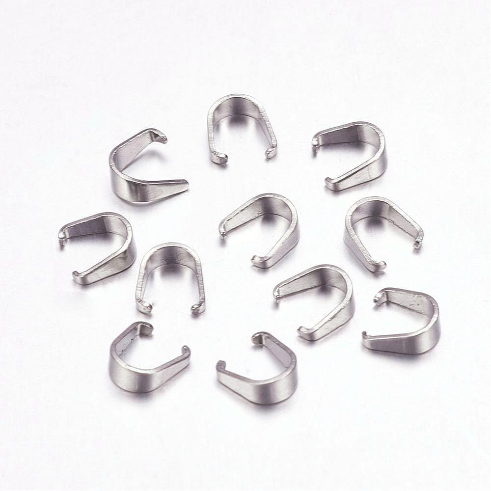 Bedelklem RVS Zilver 5mm - per stuk-Onderdelen-Kraaltjes van Renate