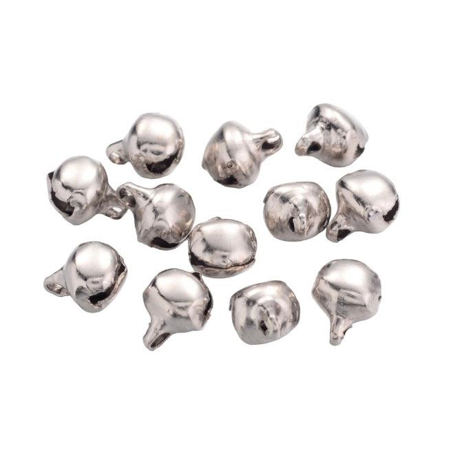 Belletjes bedel zilver- per 10 stuks-onderdelen-Kraaltjes van Renate