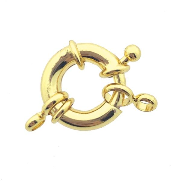 Boei sluiting 18K Gold Plated 15mm-Kraaltjes van Renate