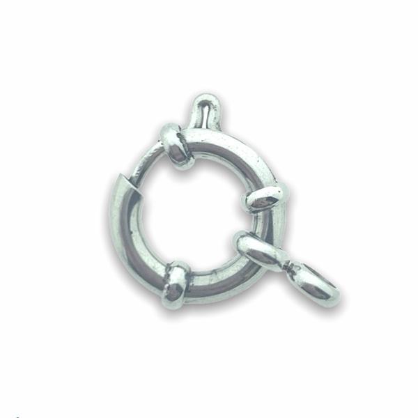 Boei sluiting Zilver RVS 14x2,5mm-Kraaltjes van Renate