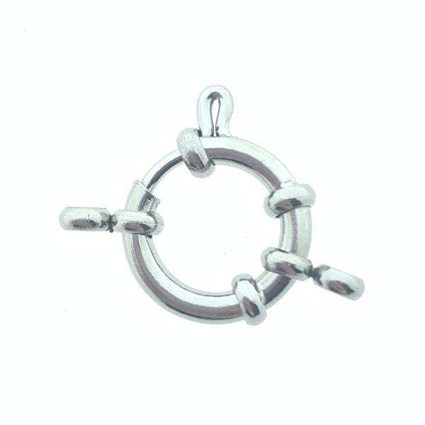Boei sluiting Zilver RVS 23x14mm-Kraaltjes van Renate