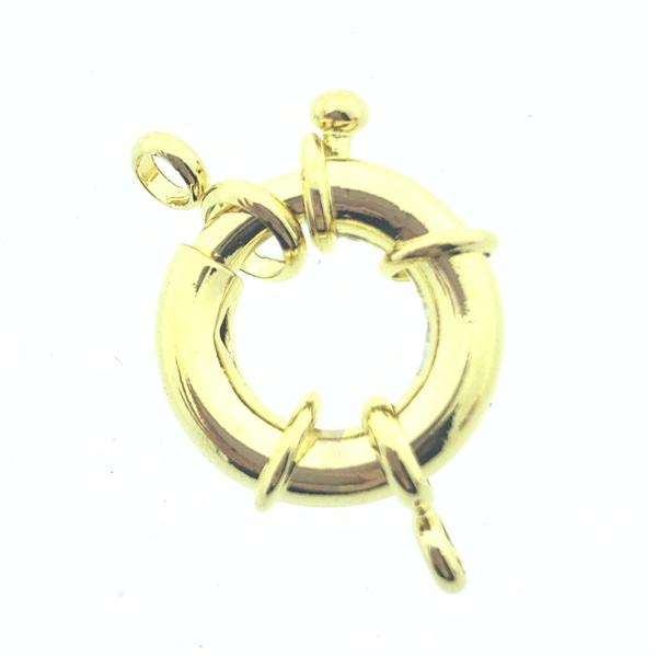Boei sluiting Goud 17x6mm-Kraaltjes van Renate
