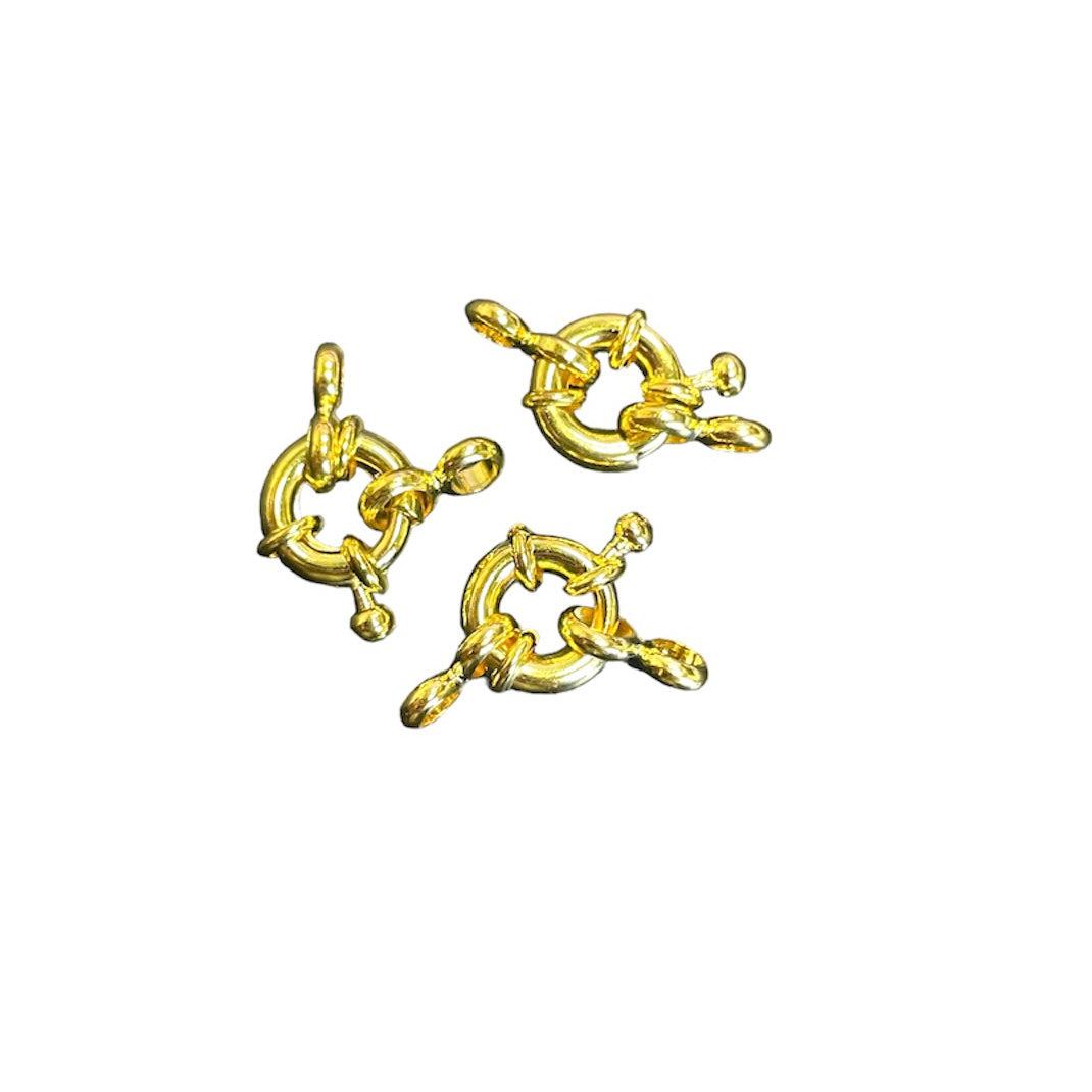 Boei sluiting Goud 9.5mm-sluitingen-Kraaltjes van Renate