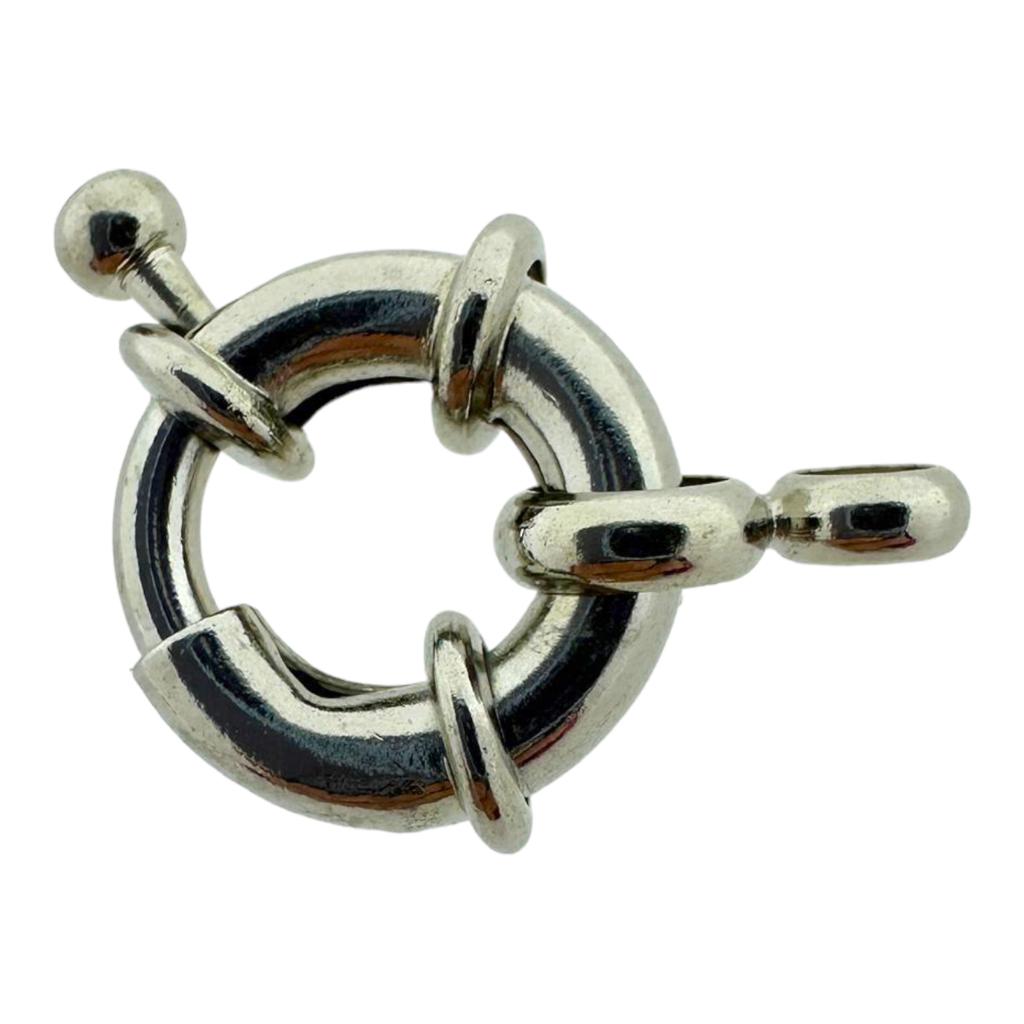 Boei sluiting platinum Zilver 13mm-sluitingen-Kraaltjes van Renate