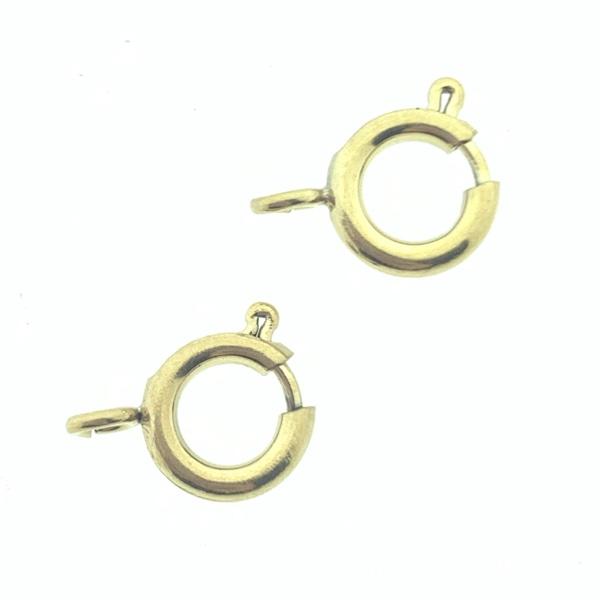 Boei sluiting mini Goud RVS 12x8mm-Kraaltjes van Renate