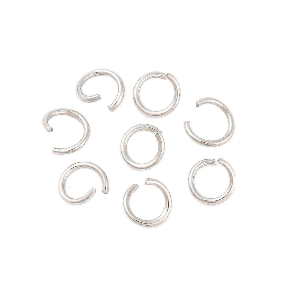 Buigringen RVS Zilver 5x0.7mm - 50 stuks (kopie)-Onderdelen-Kraaltjes van Renate