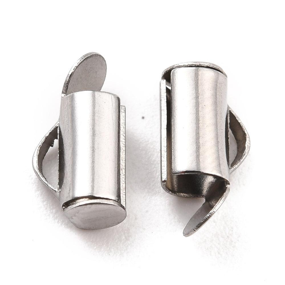 Buisje Miyuki Armbanden RVS Zilver 10mm - 4 stuks-Onderdelen-Kraaltjes van Renate