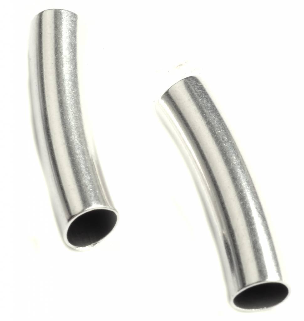 Buisje Ø2.5mm Zilver DQ 30mm-Kraaltjes van Renate