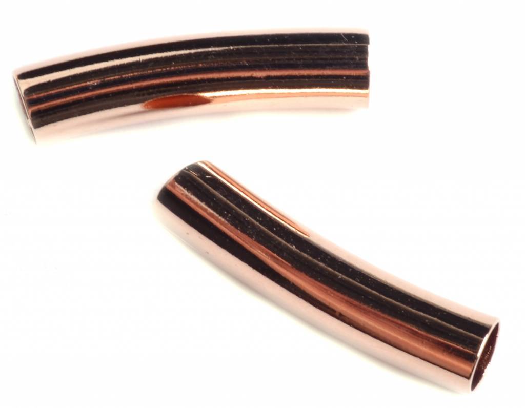 Buisje Ø3.8mm Rosegoud DQ 20mm-Kraaltjes van Renate