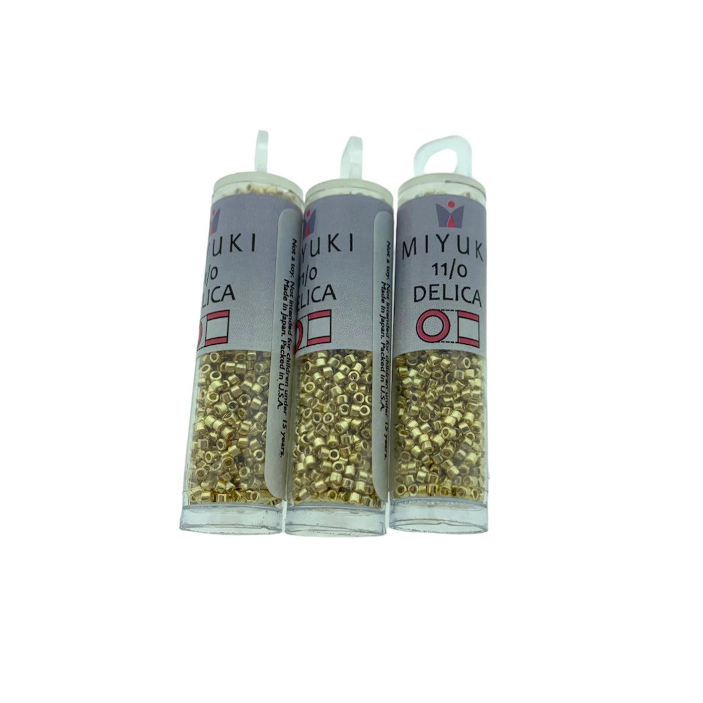 Buisje miyuki delica 11/0 DB2501-TB pale gold - 6.6 gram-Kralen-Kraaltjes van Renate