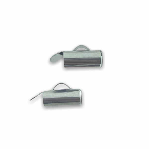 Buisje voor miyuki armbanden RVS zilver 6x10x4mm-Kraaltjes van Renate