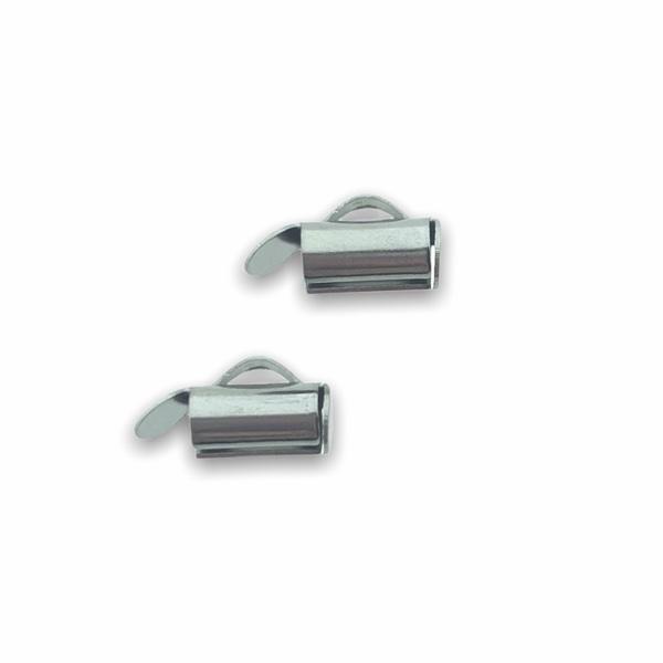 Buisje voor miyuki armbanden RVS zilver 6x8x4mm-Kraaltjes van Renate