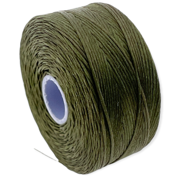 C-LON Rijggaren D Olijf groen - 70 meter-koord-Kraaltjes van Renate