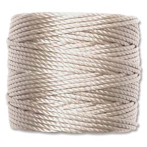 C-lon koord Tex400 - 0,9mm - light grey 30mtr-Kraaltjes van Renate