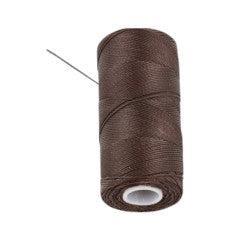 C-lon micro bead koord 0,3mm choco- per 90 meter-Kraaltjes van Renate