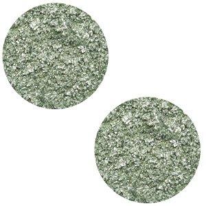 Cabochon polaris Goldstein Chinois green grey 12mm-Kraaltjes van Renate